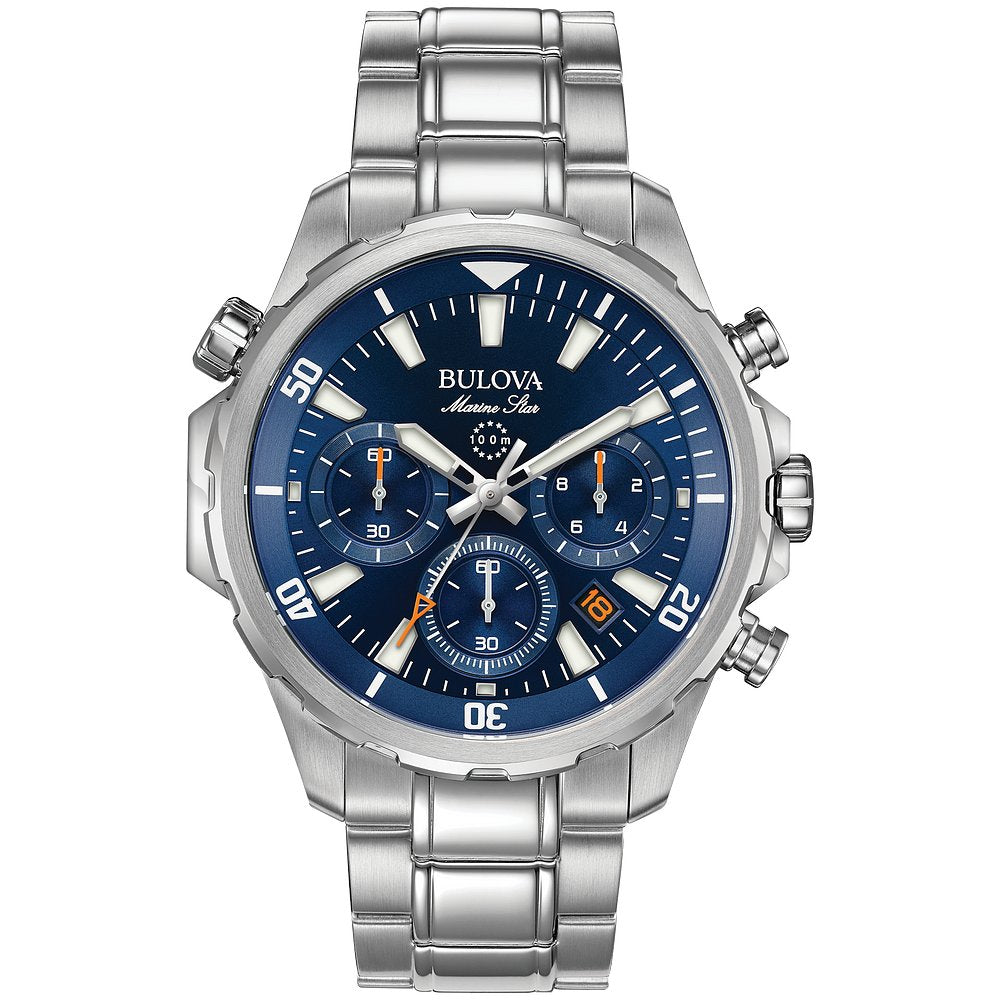 Bulova Stainless Steel Performance Mens Watch96B256