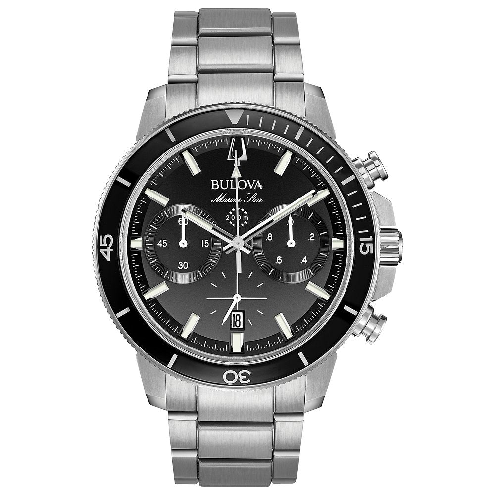 Bulova Stainless Steel Performance Mens Watch96B272