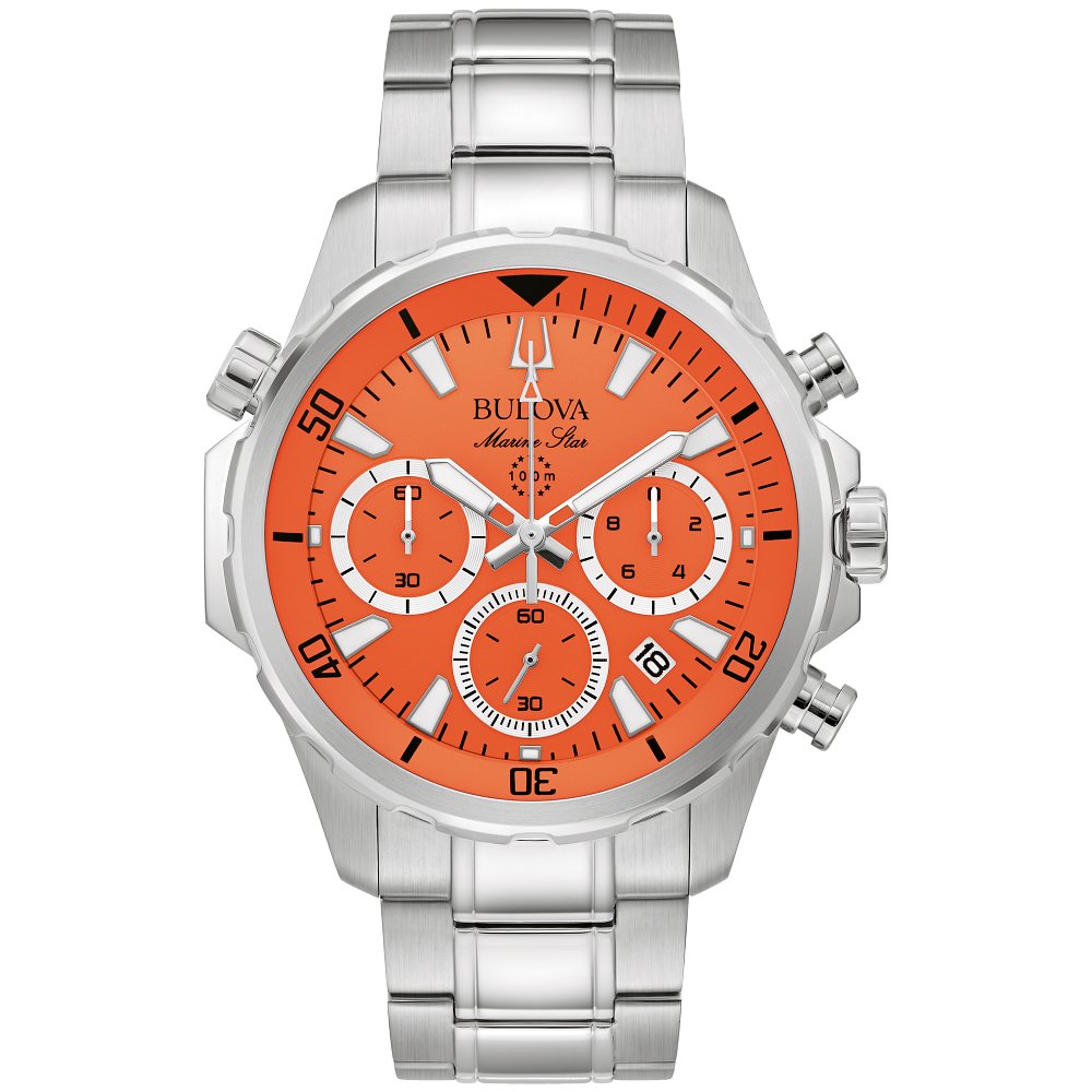 Bulova Stainless Steel Performance Mens Watch96B395
