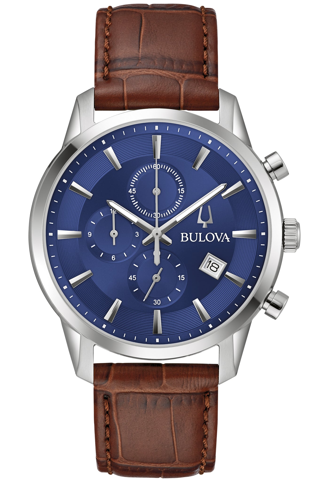 Bulova Stainless Steel Dress/Classic BUL Mens Watch96B402