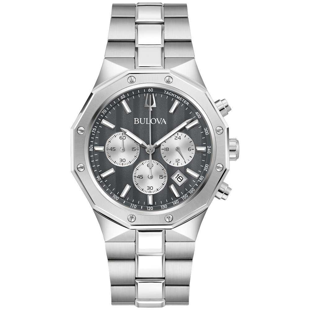Bulova Stainless Steel Dress/Classic BUL Mens Watch96B459