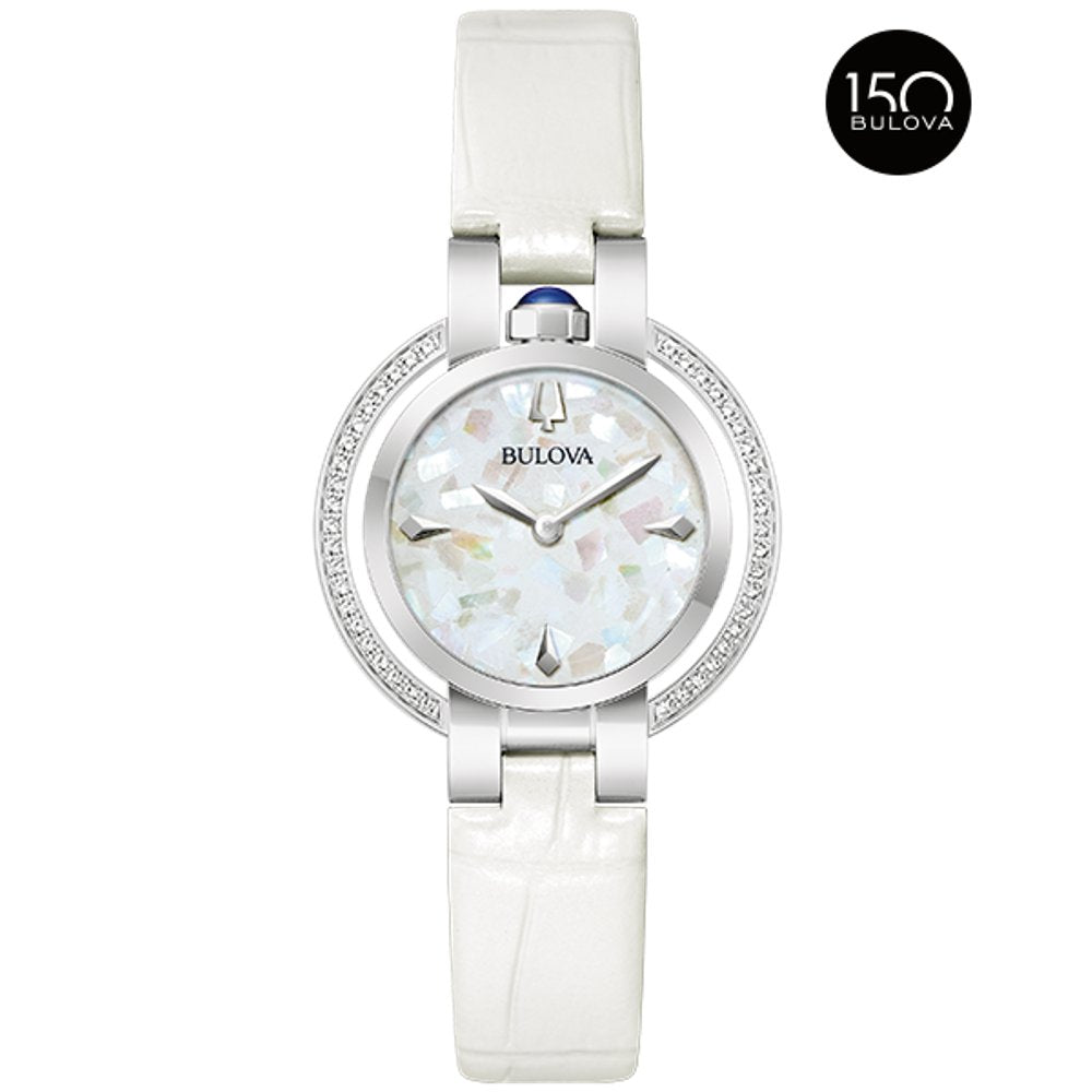 Bulova Stainless Steel Dress/Classic BUL Ladies Watch96R254