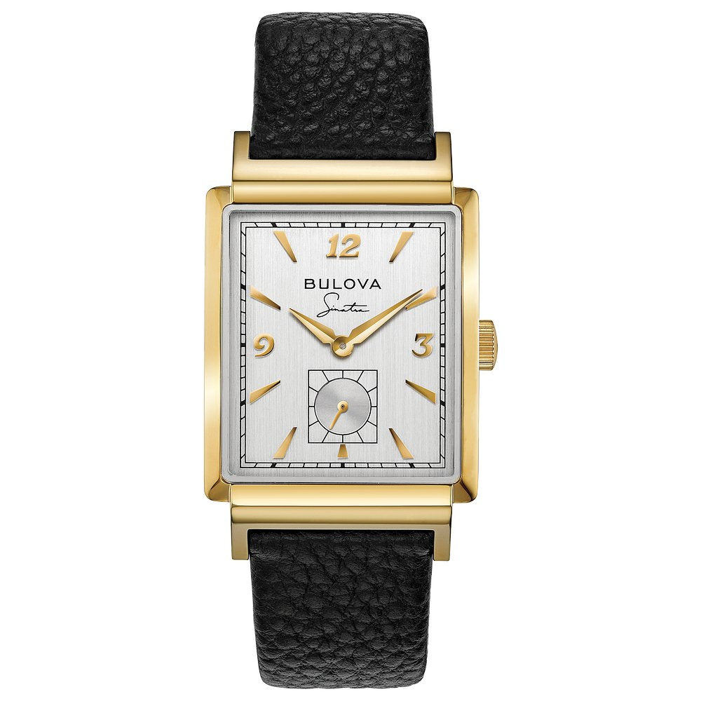 Bulova Stainless Steel Frank Sinatra Mens Watch97A158