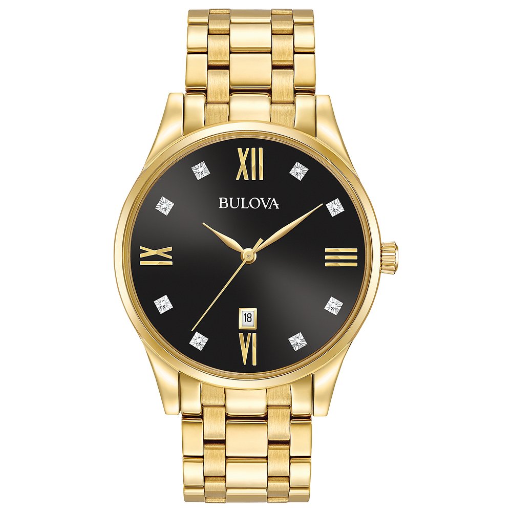 Bulova Stainless Steel Dress/Classic BUL Mens Watch97D108