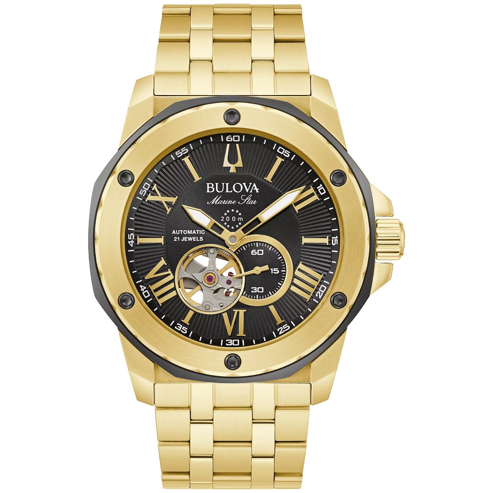Bulova Stainless Steel Performance Mens Watch98A273