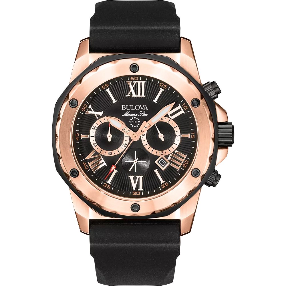 Bulova Stainless Steel Performance Mens Watch98B104