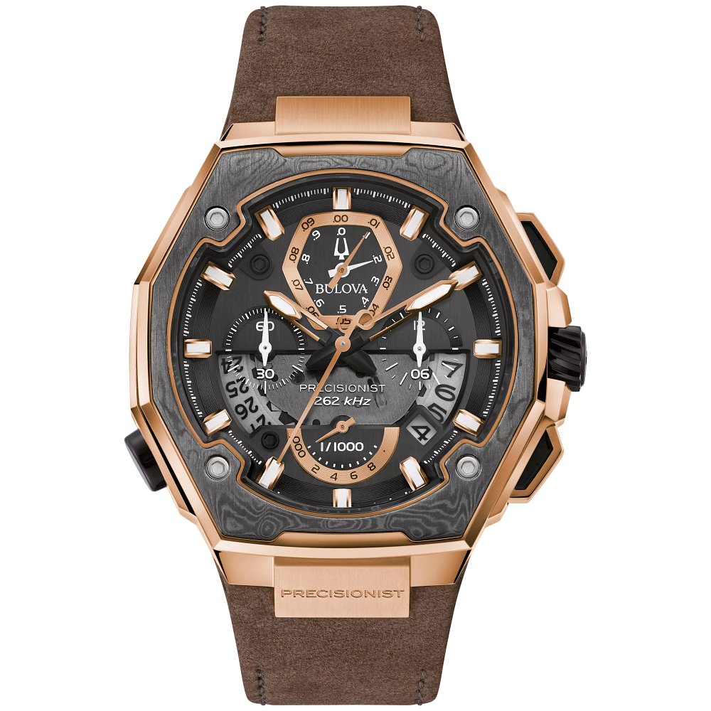 Bulova Stainless Steel Luxury Mens Watch98B356