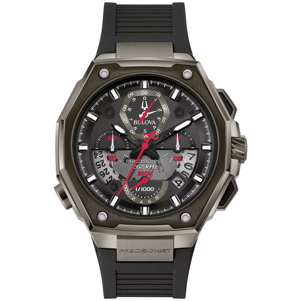 Bulova Stainless Steel Luxury Mens Watch98B358