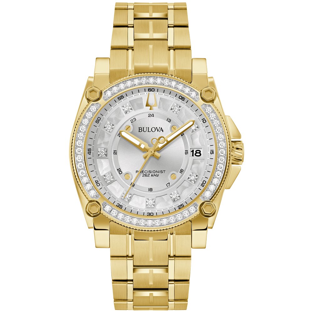 Bulova Stainless Steel Luxury Mens Watch98J120