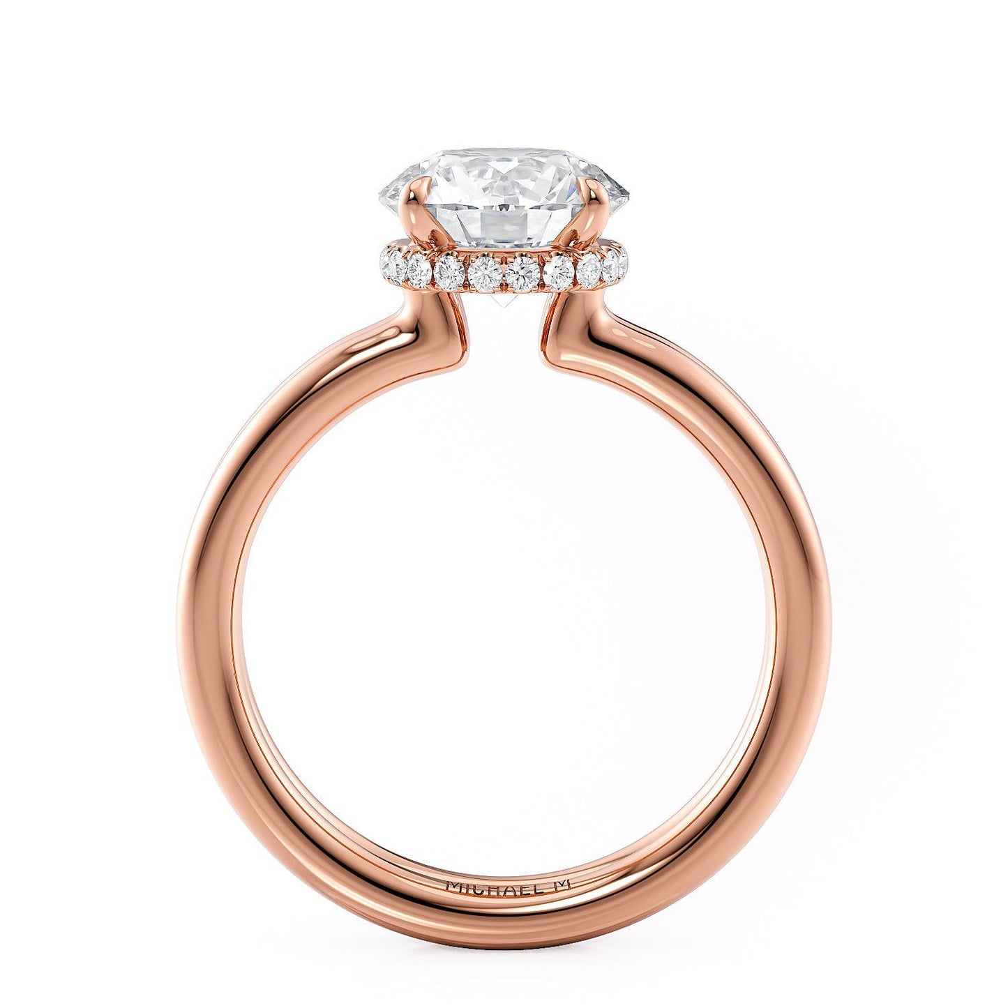 MICHAEL M Engagement Rings Crown R819-2