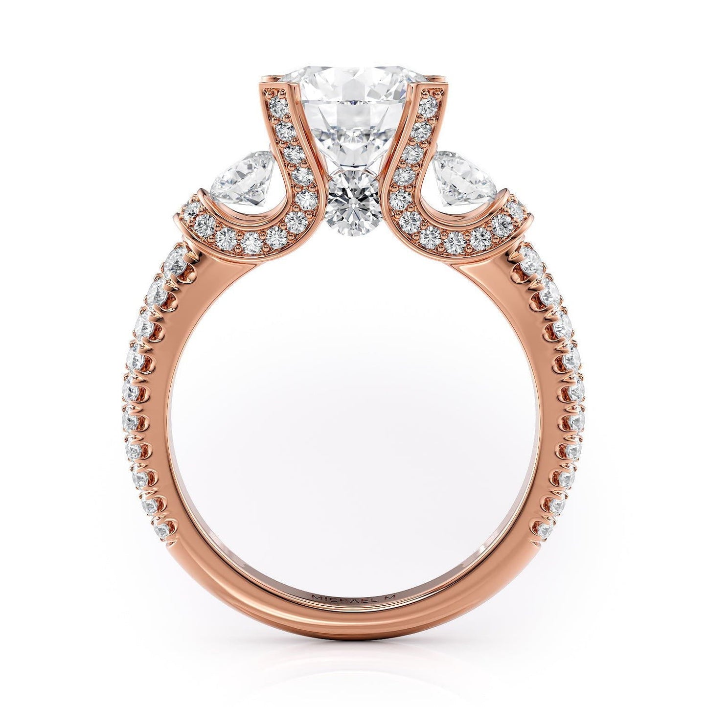 MICHAEL M Engagement Rings Trinity R471-2