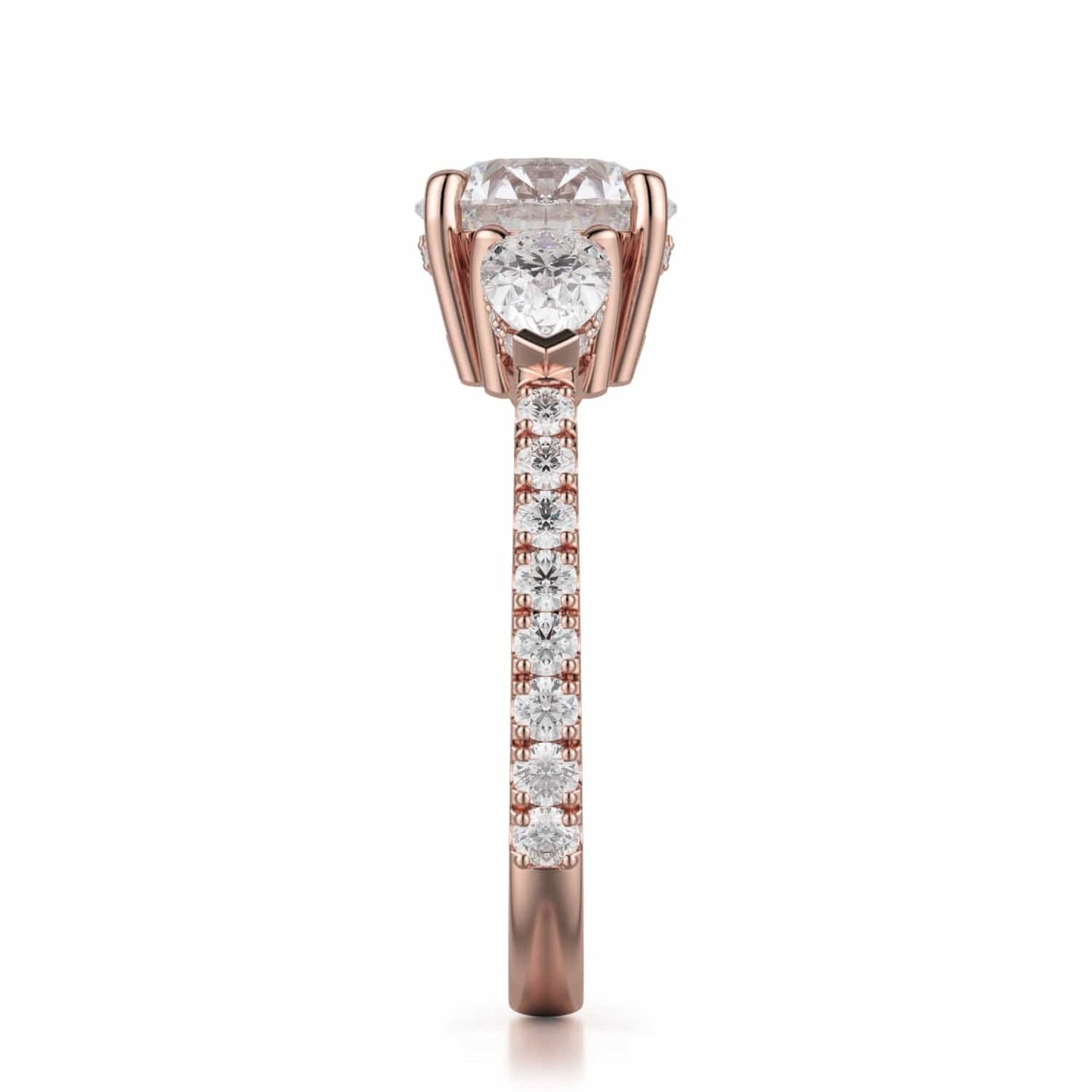 MICHAEL M Engagement Rings Trinity R758-2
