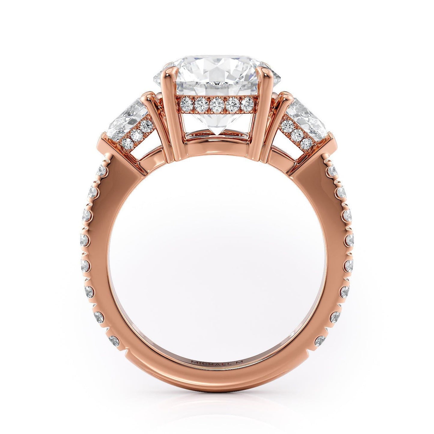 MICHAEL M Engagement Rings Trinity R758-3