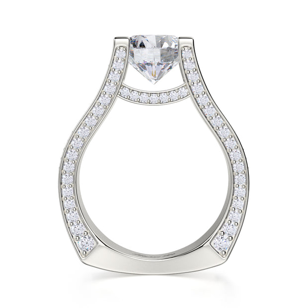 Michael M. R302-2 Engagement Ring Platinum