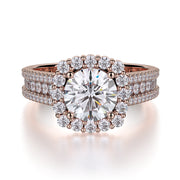 Michael M. R685 Engagement Ring Platinum