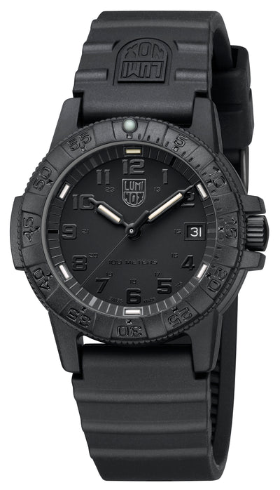 Leatherback SEA Turtle, 39 mm, Outdoor Watch, Blackout