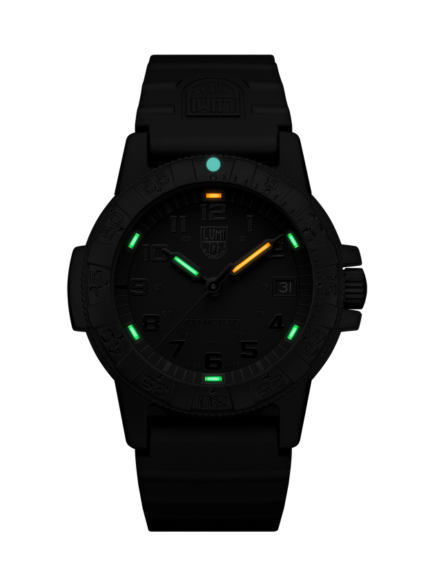 Leatherback SEA Turtle, 39 mm, Outdoor Watch, Blackout