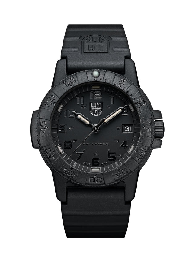 Leatherback SEA Turtle, 39 mm, Outdoor Watch, Blackout