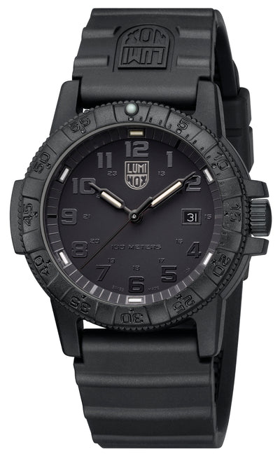 Leatherback Sea Turtle Giant, 44 mm, Outdoor Watch, Blackout