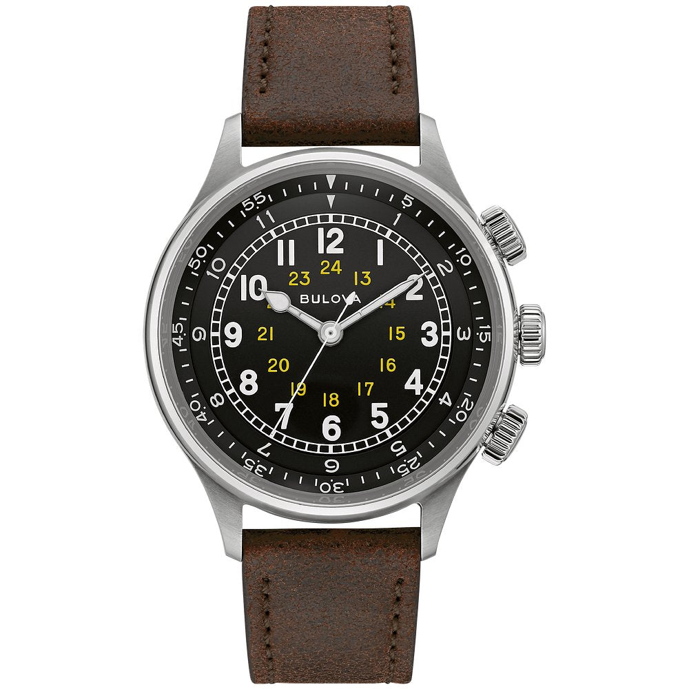 Bulova Stainless Steel Performance Mens Watch96A245