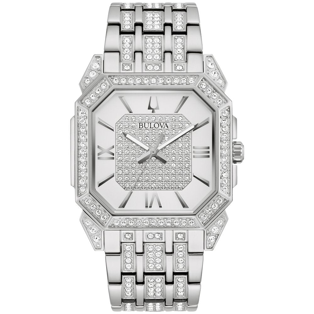Bulova Stainless Steel Dress/Classic BUL Mens Watch96A285