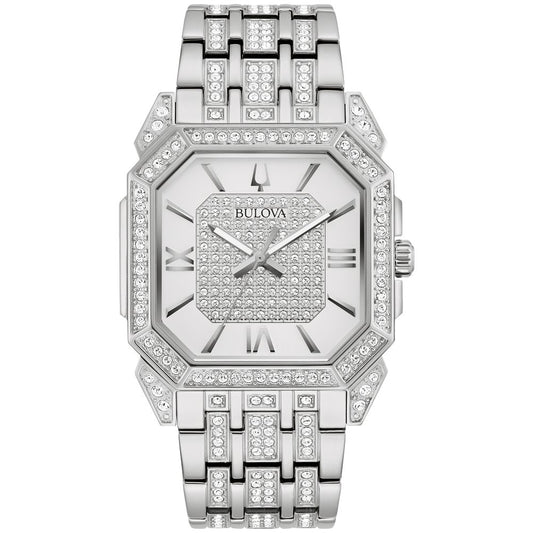 Bulova Stainless Steel Dress/Classic BUL Mens Watch96A285