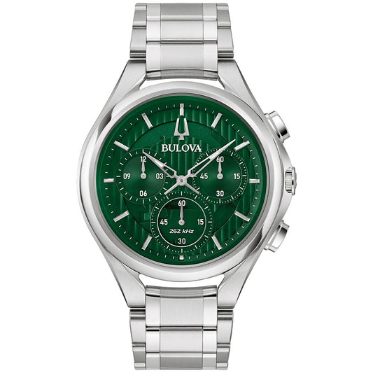 Bulova Stainless Steel Luxury Mens Watch96A297