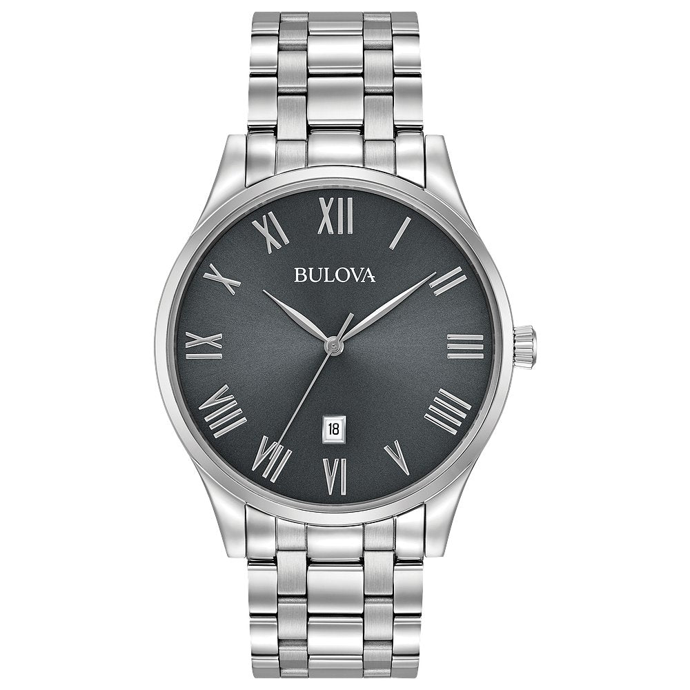 Bulova Stainless Steel Dress/Classic BUL Mens Watch96B261