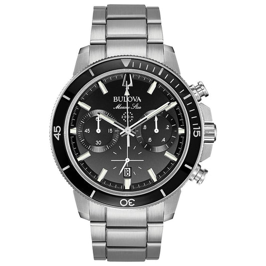 Bulova Stainless Steel Performance Mens Watch96B272