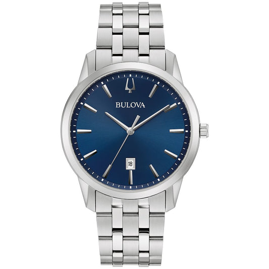 Bulova Stainless Steel Dress/Classic BUL Mens Watch96B338