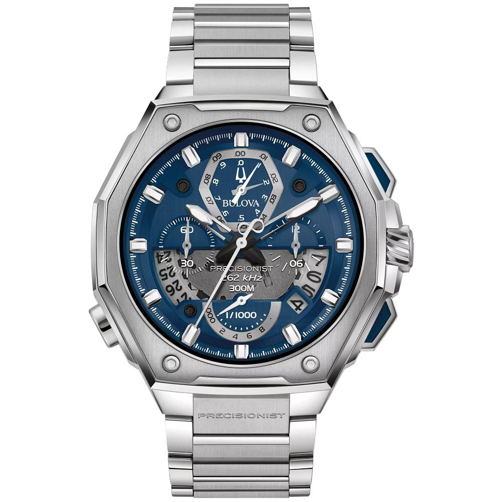 Bulova Stainless Steel Luxury Mens Watch96B349