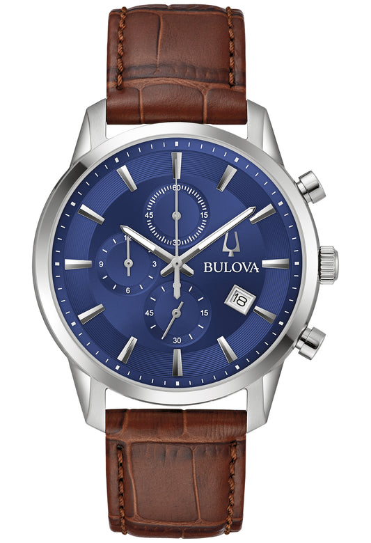 Bulova Stainless Steel Dress/Classic BUL Mens Watch96B402