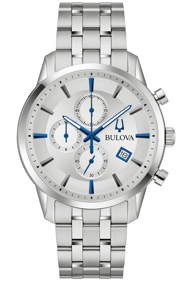 Bulova Stainless Steel Dress/Classic BUL Mens Watch96B404