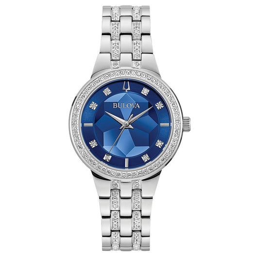 Bulova Stainless Steel Dress/Classic BUL Ladies Watch96L276