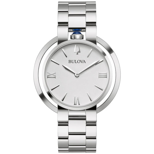 Bulova Stainless Steel Dress/Classic BUL Ladies Watch96L306