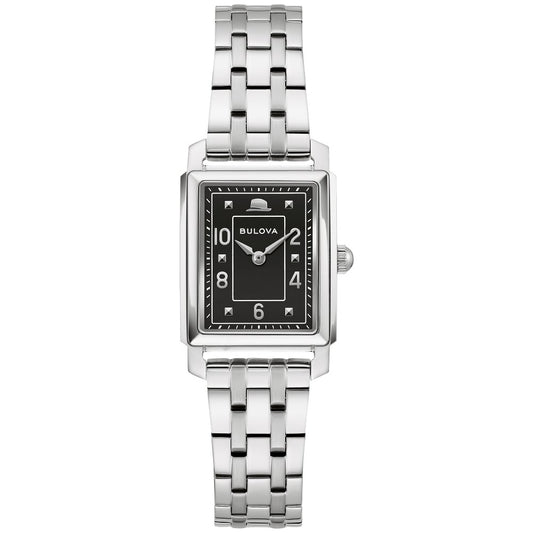 Bulova Stainless Steel Dress/Classic BUL Ladies Watch96L341