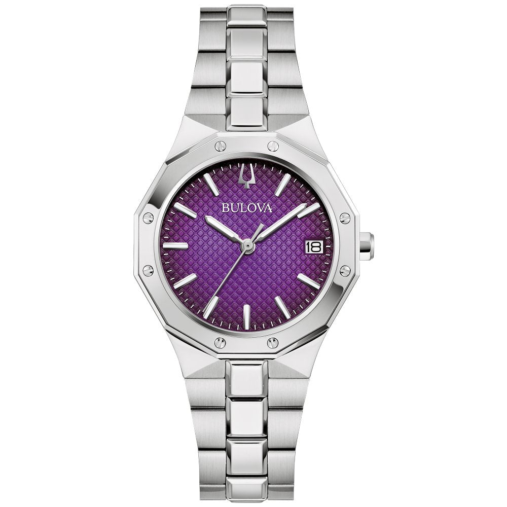 Bulova Stainless Steel Dress/Classic BUL Ladies Watch96M168
