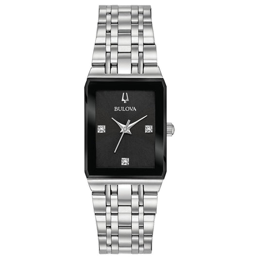 Bulova Stainless Steel Modern BUL Ladies Watch96P202