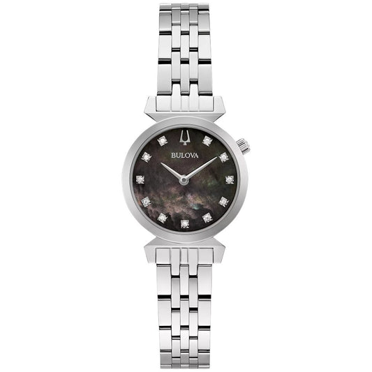Bulova Stainless Steel Dress/Classic BUL Ladies Watch96P221