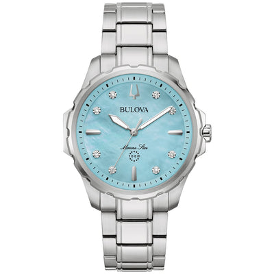 Bulova Stainless Steel Performance Ladies Watch96P248