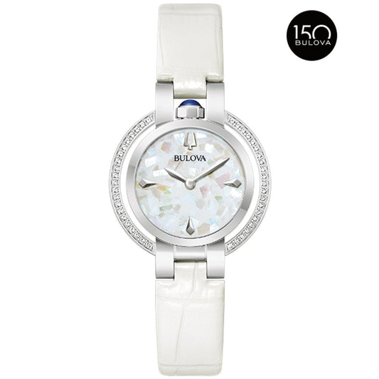 Bulova Stainless Steel Dress/Classic BUL Ladies Watch96R254