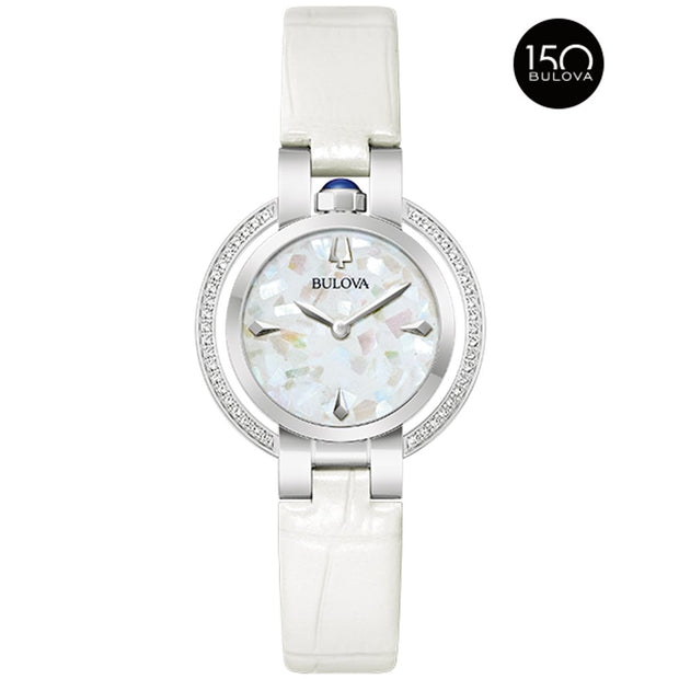 Bulova Stainless Steel Dress/Classic BUL Ladies Watch96R254