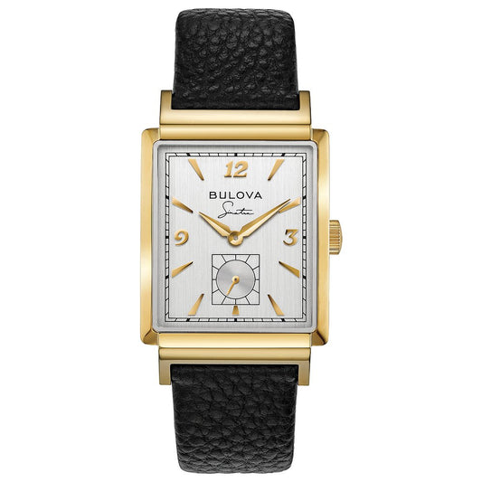 Bulova Stainless Steel Frank Sinatra Mens Watch97A158