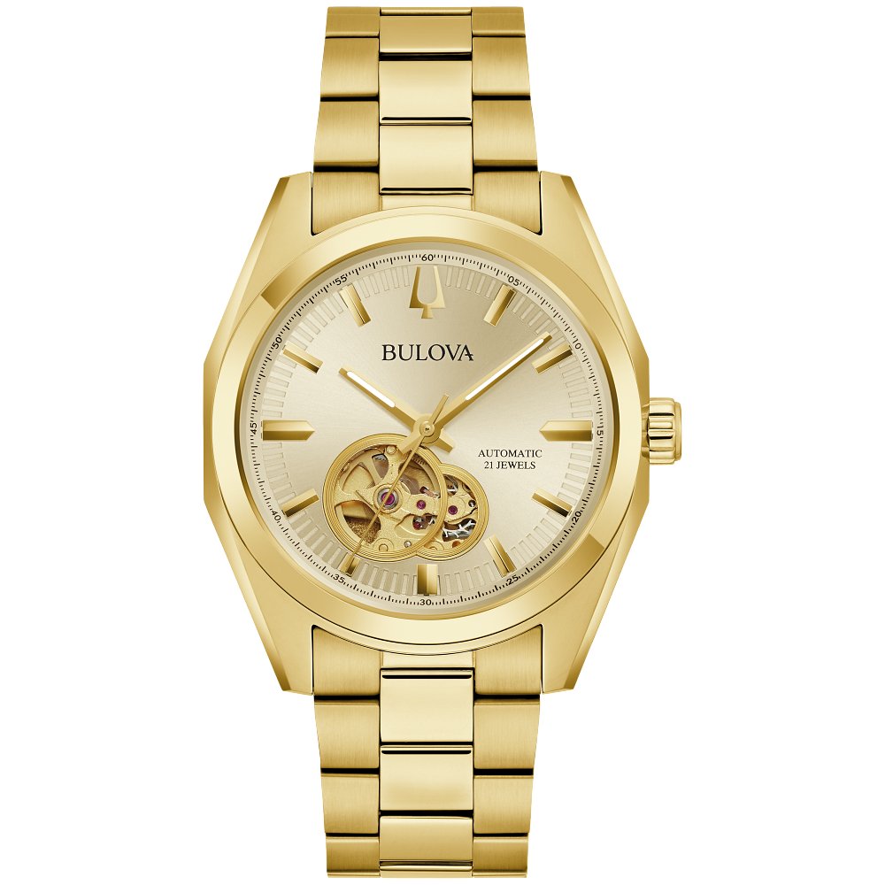 Bulova Stainless Steel Dress/Classic BUL Mens Watch97A182