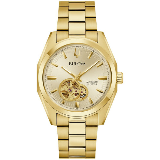 Bulova Stainless Steel Dress/Classic BUL Mens Watch97A182