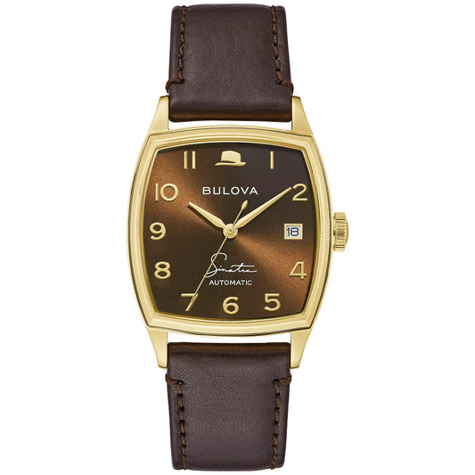 Bulova Stainless Steel Frank Sinatra Mens Watch97B198