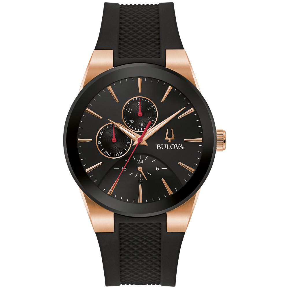 Bulova Stainless Steel Modern BUL Mens Watch97C112