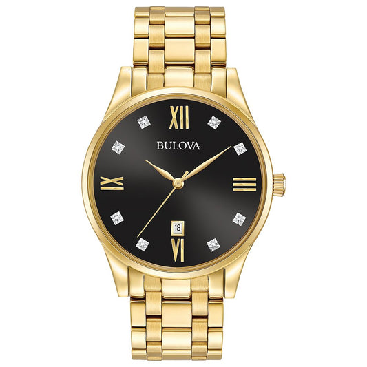 Bulova Stainless Steel Dress/Classic BUL Mens Watch97D108