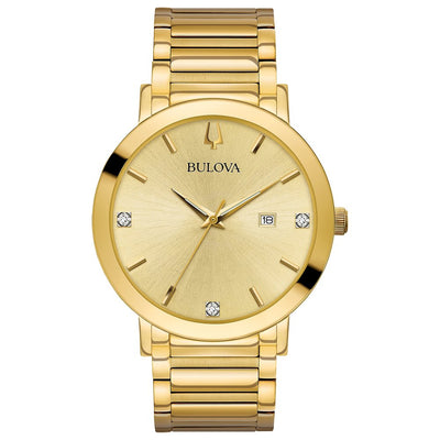Bulova Stainless Steel Modern BUL Mens Watch97D115