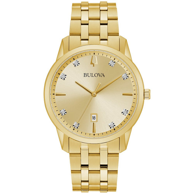 Bulova Stainless Steel Dress/Classic BUL Mens Watch97D123
